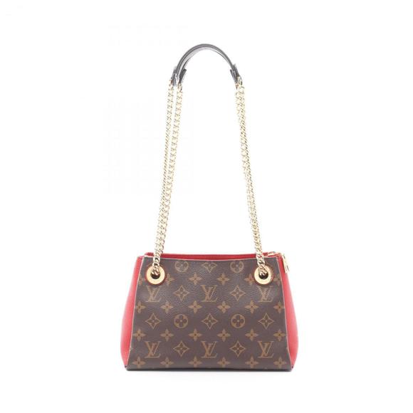 LOUIS VUITTON Brown Monogram Leather Shoulder Bag - Picture 1 of 9